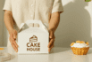 logo cake box