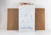 white and kraft mailers