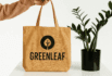 brown tote bag