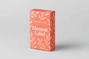 element label straight tuck end box