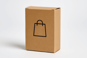 kraft straight tuck end box